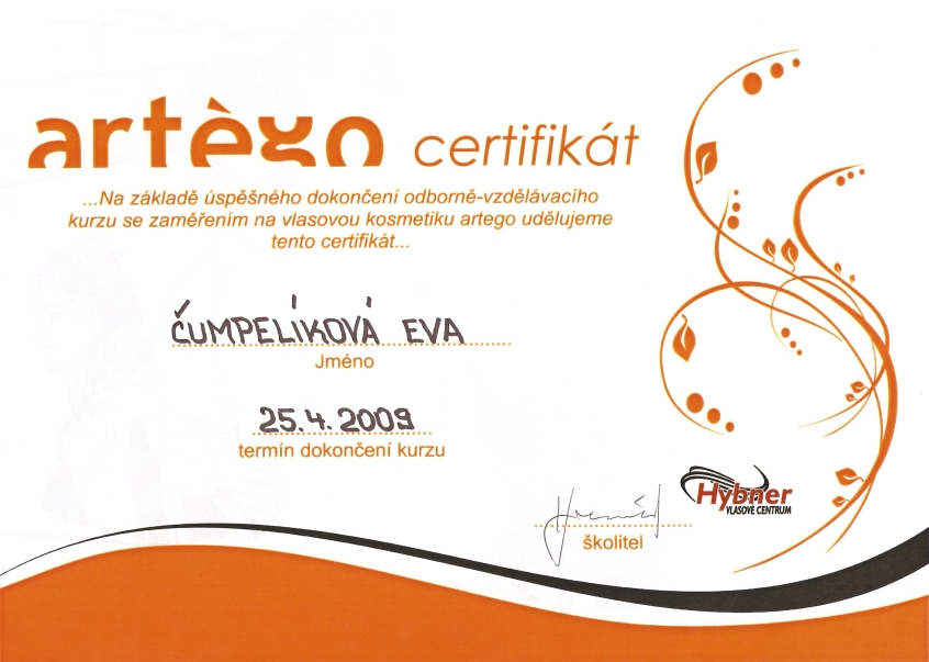 certifikát